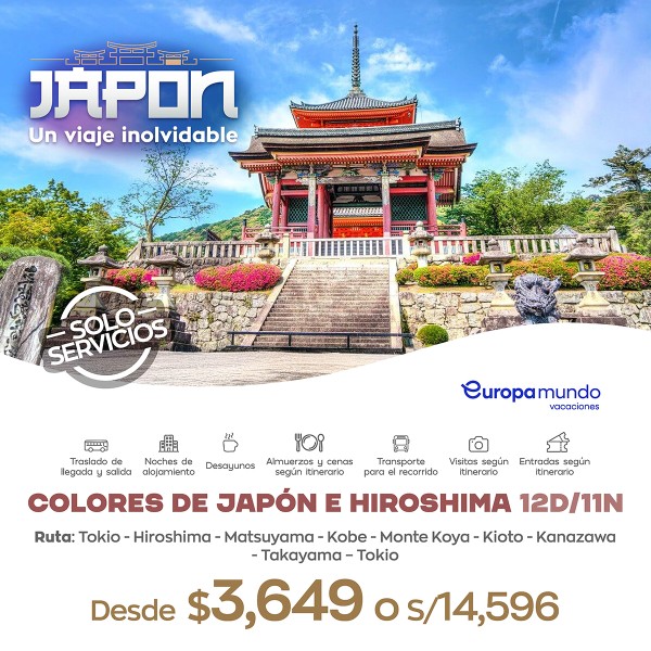 COLORES DE JAPÓN E HIROSHIMA