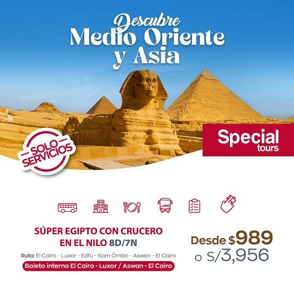 EGIPTO CON CRUCERO EN EL NILO