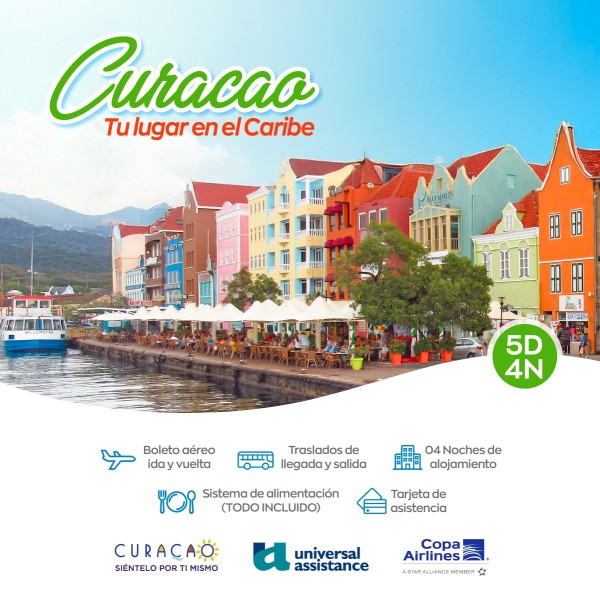 CURACAO 5D4N – CON AÉREO